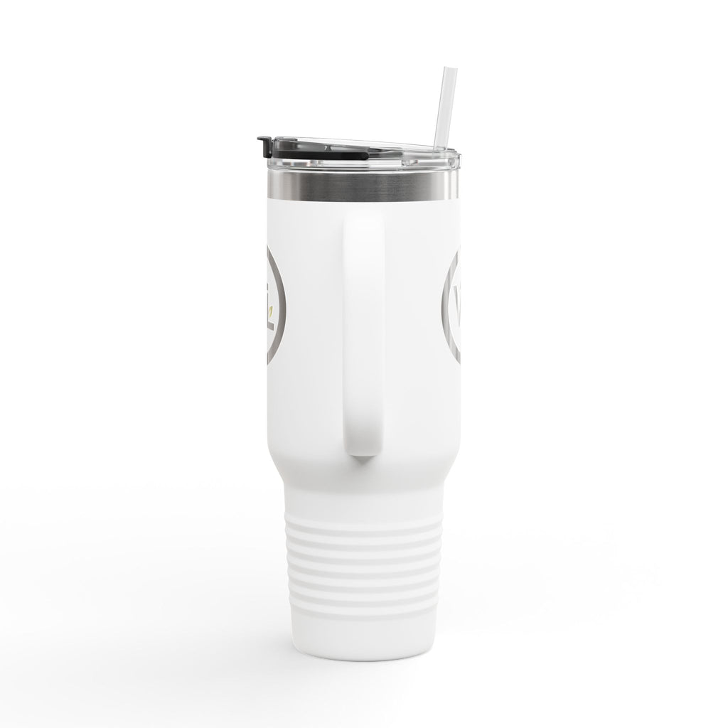 40oz Insulated Travel Mug — VTL Logo Stainless Steel Tumbler with Straw