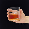 Engraved 10.5 oz Whiskey Glass — Vontreal Logo Rocks Glass, Personalized Bar Gift