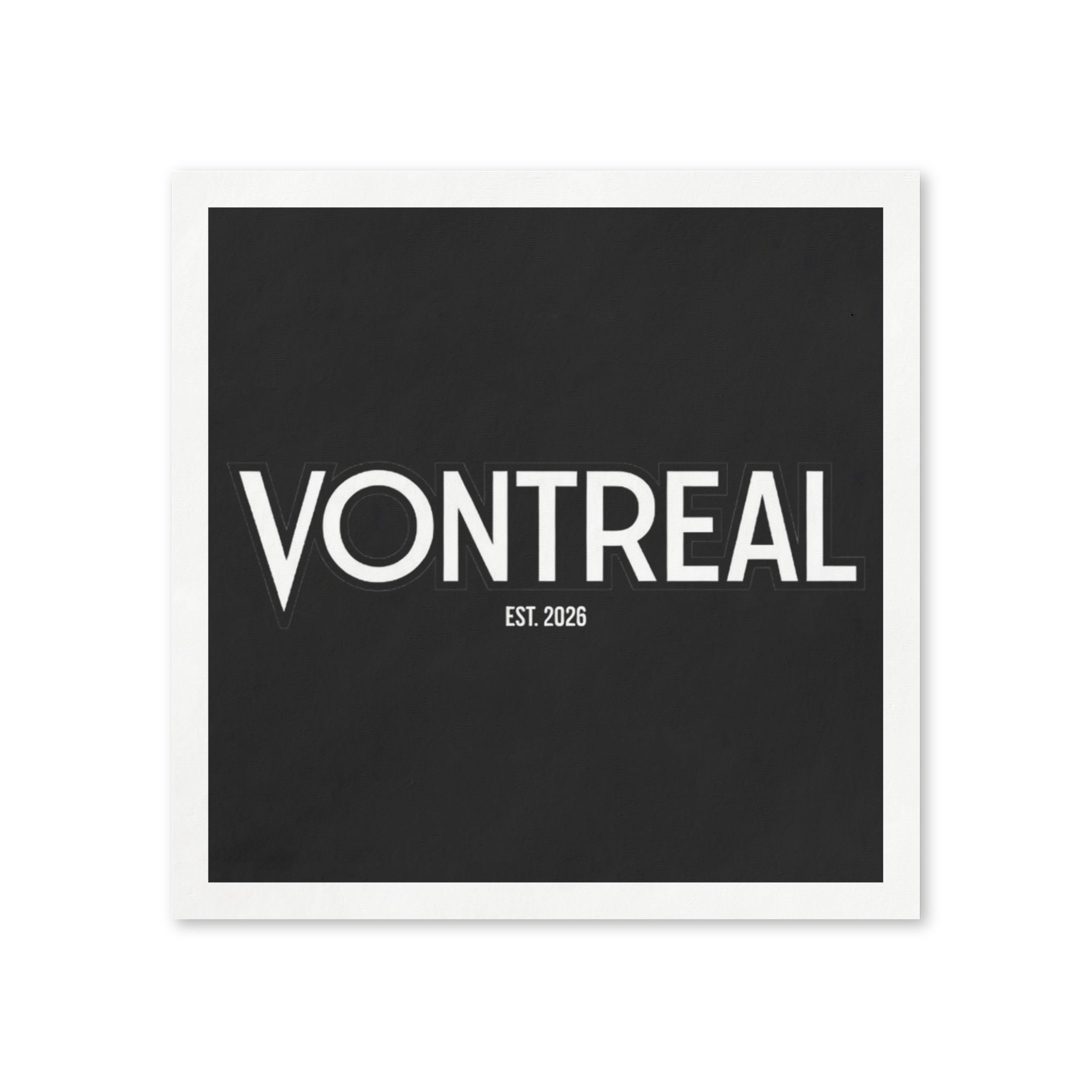 Napkins — VONTREAL Logo Cocktail Napkins (Est. 2020)