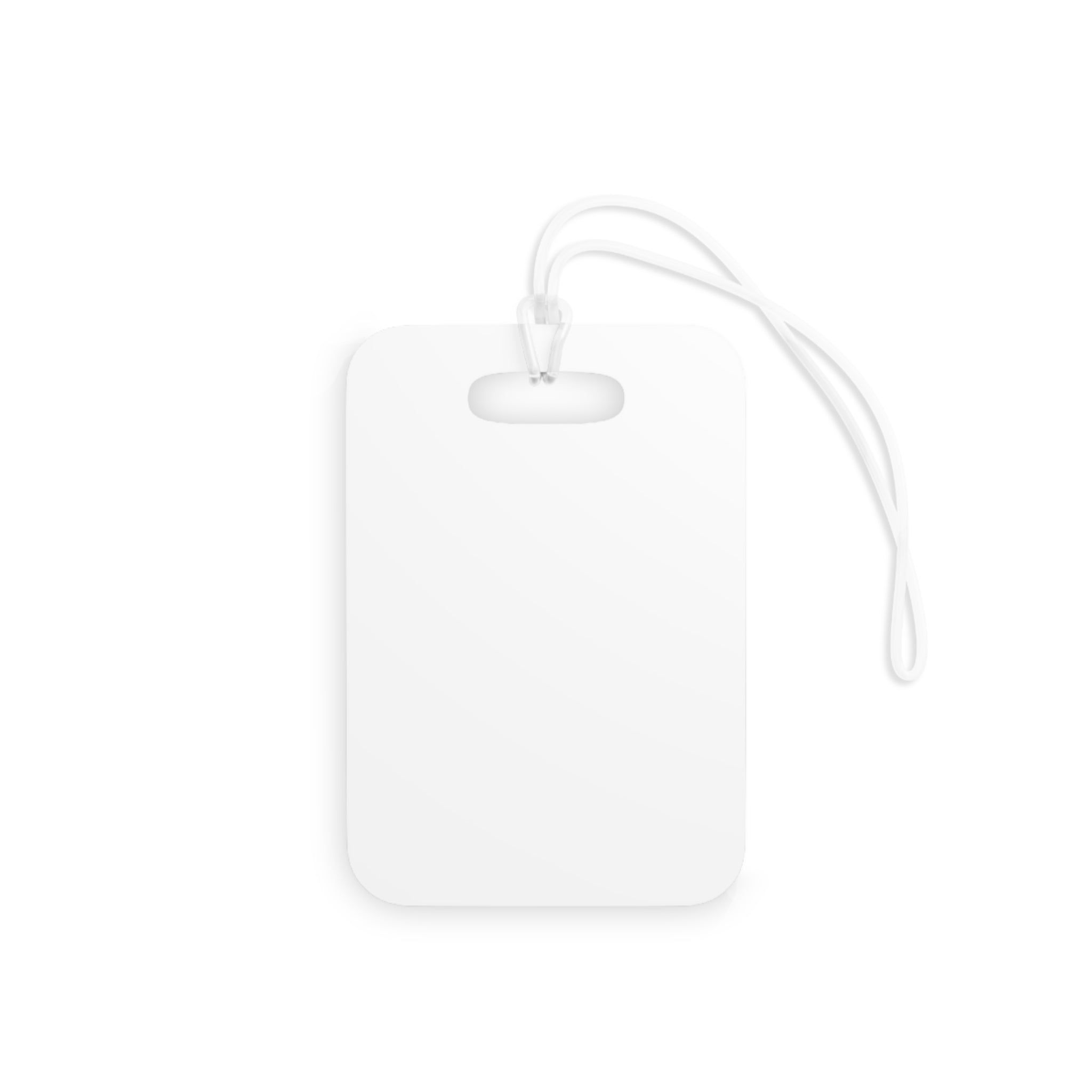 Monogram TR Luggage Tag – Minimal Black Initials Travel ID