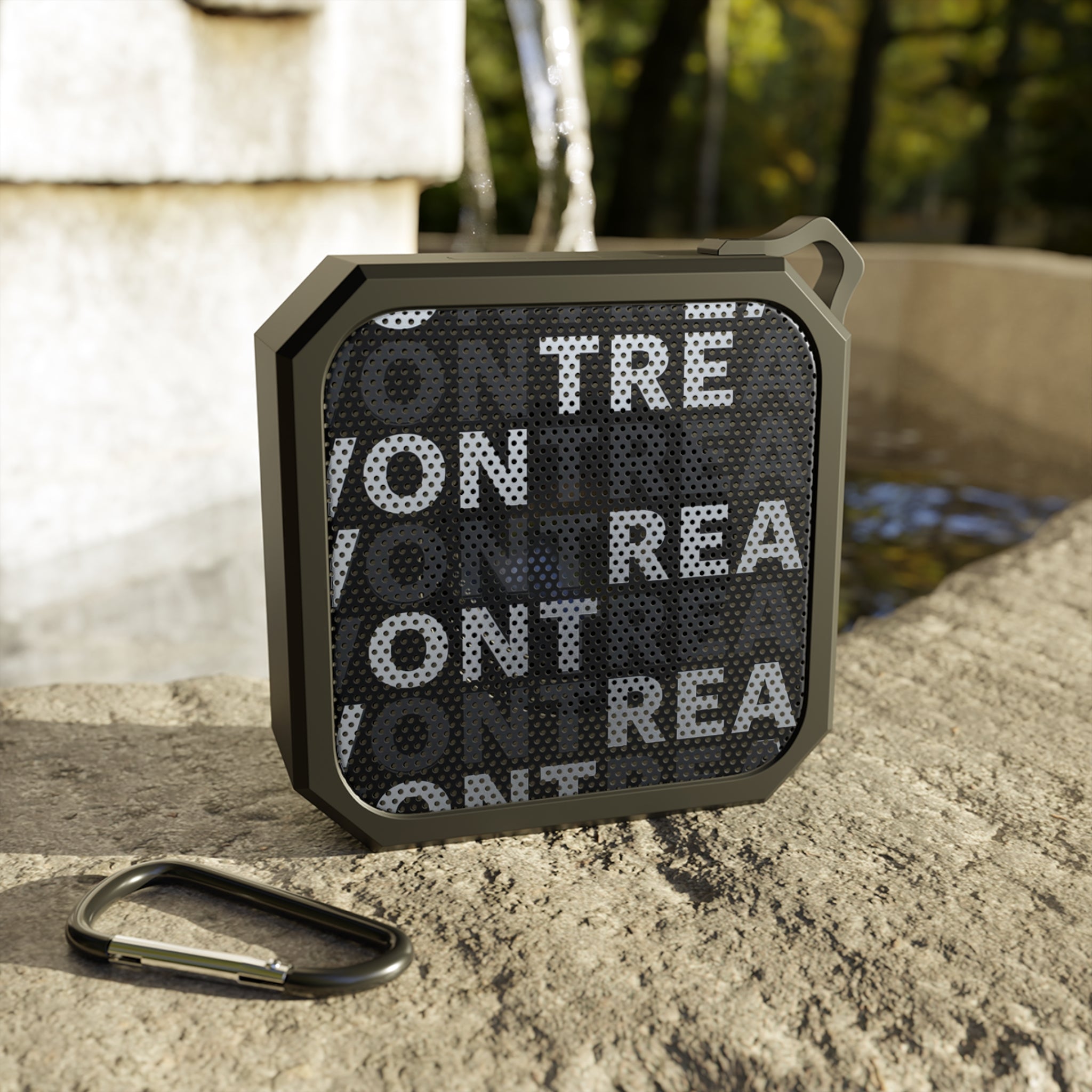 Blackwater Bluetooth Speaker — Portable Outdoor Waterproof Speaker with 'ONTREA' Graphic