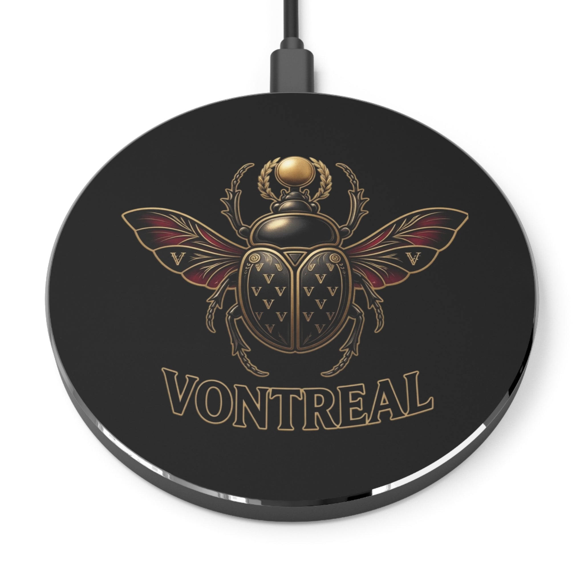 Vontreal Golden Scarab Wireless Charger