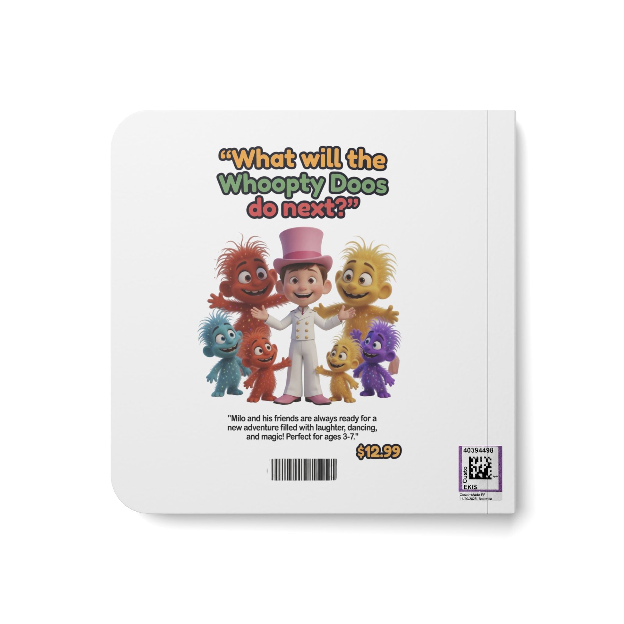 Whoopty Doos Board Book — "What Will the Whoopty Doos Do Next?" Kids’ Picture Book for Toddlers