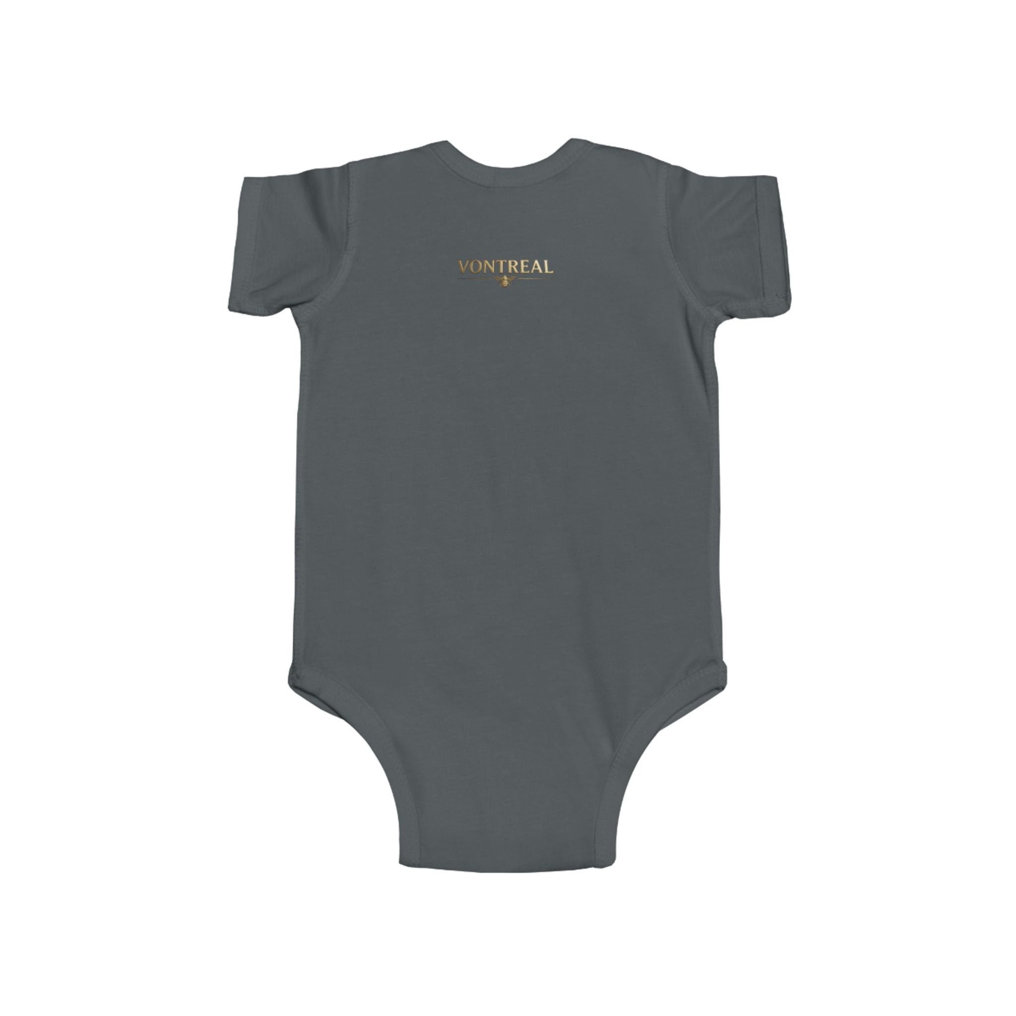 Infant Bodysuit - 'VONTREAL' Vintage Beetle Graphic Baby Onesie