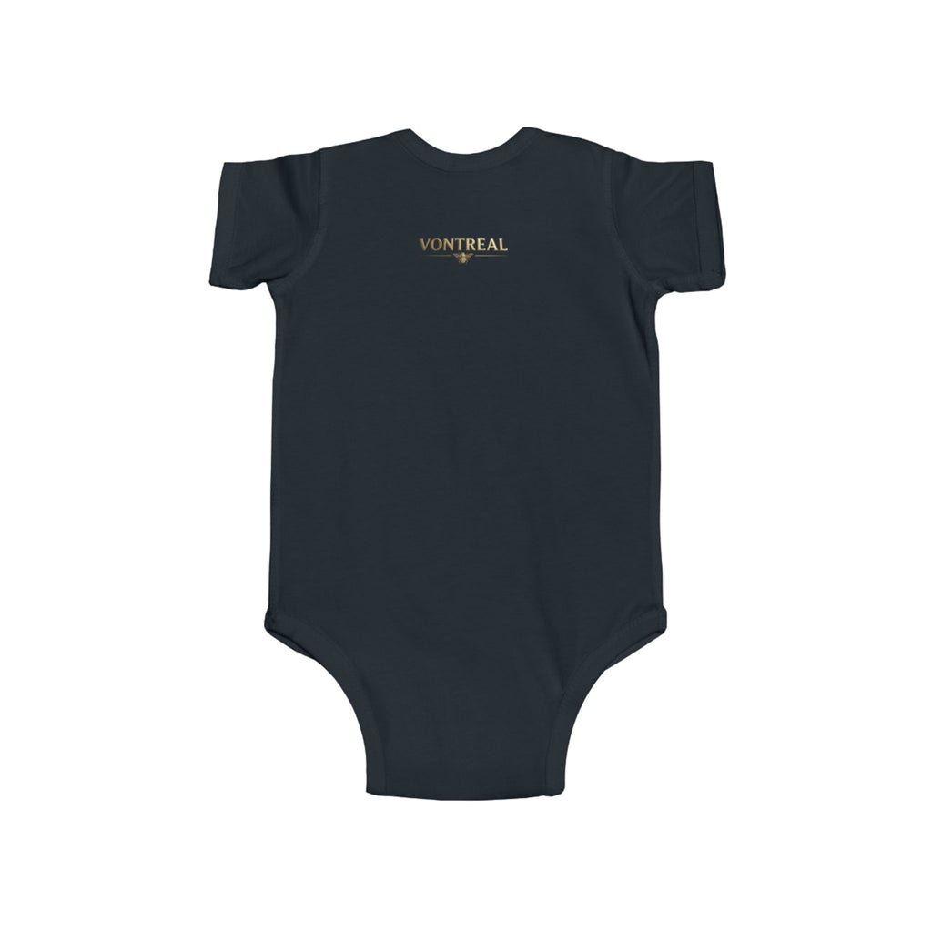 Infant Bodysuit - 'VONTREAL' Vintage Beetle Graphic Baby Onesie