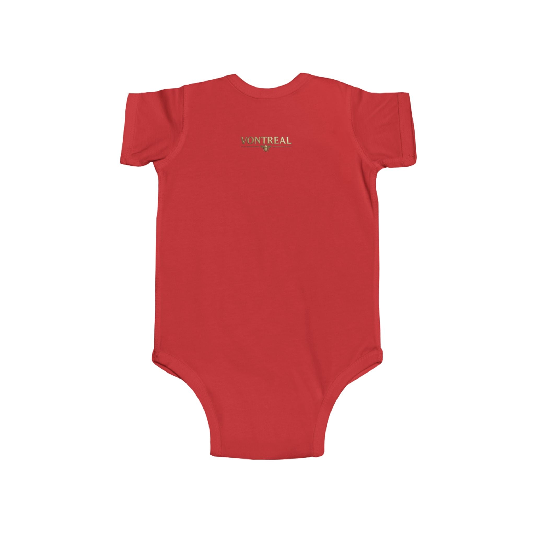 Infant Bodysuit - 'VONTREAL' Vintage Beetle Graphic Baby Onesie