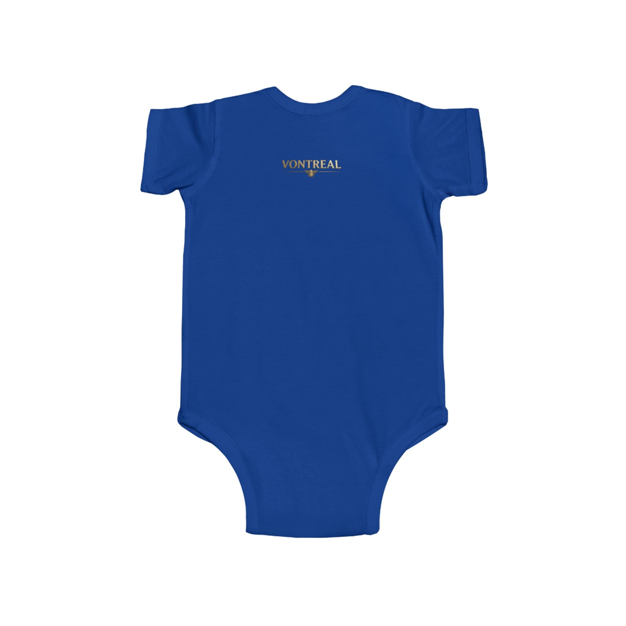 Infant Bodysuit - 'VONTREAL' Vintage Beetle Graphic Baby Onesie