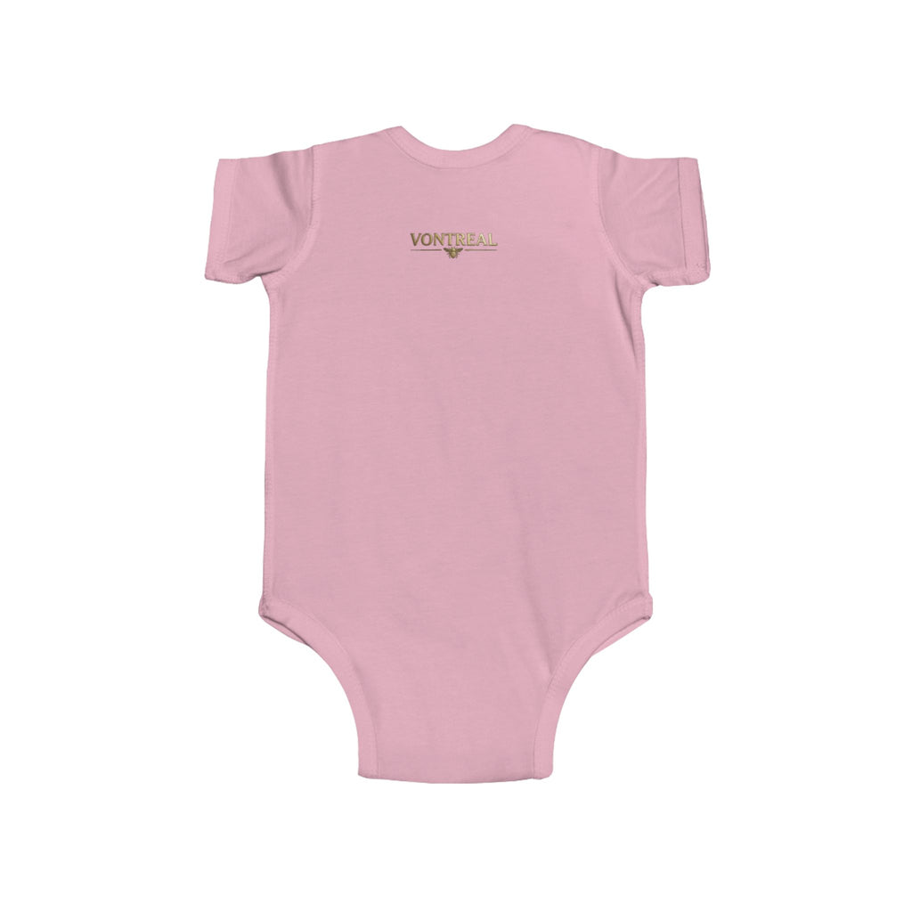 Infant Bodysuit - 'VONTREAL' Vintage Beetle Graphic Baby Onesie