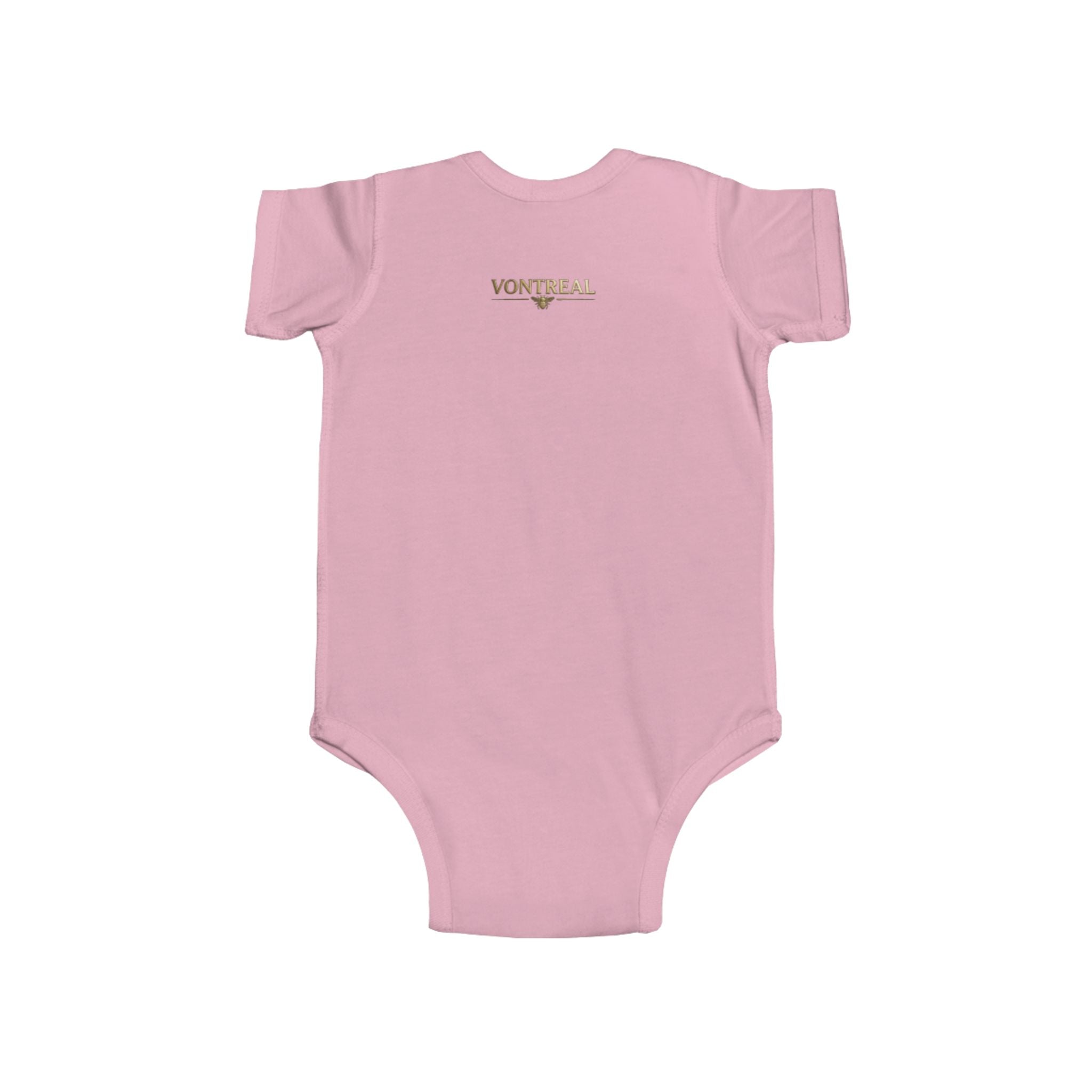 Infant Bodysuit - 'VONTREAL' Vintage Beetle Graphic Baby Onesie