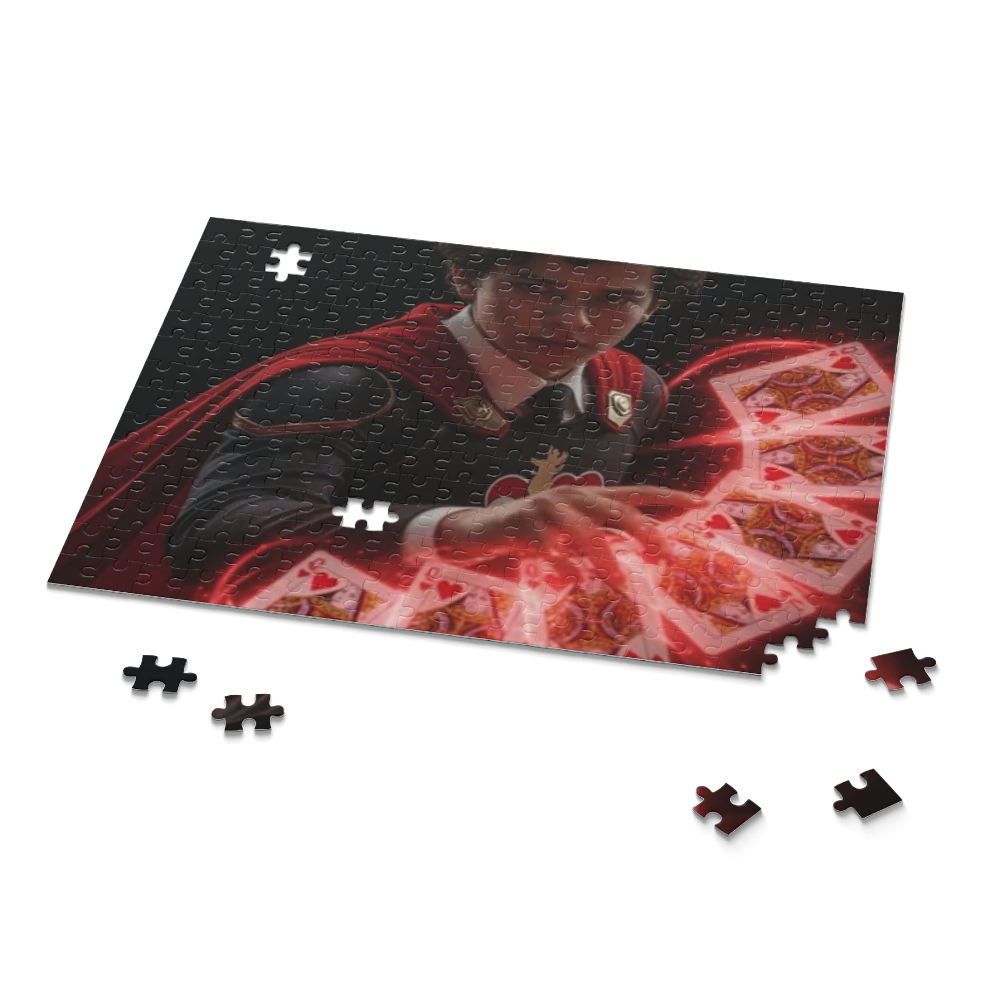 Magic Card Trick Puzzle — Mystical Magician Playing Cards Jigsaw (120/252/500 pc)