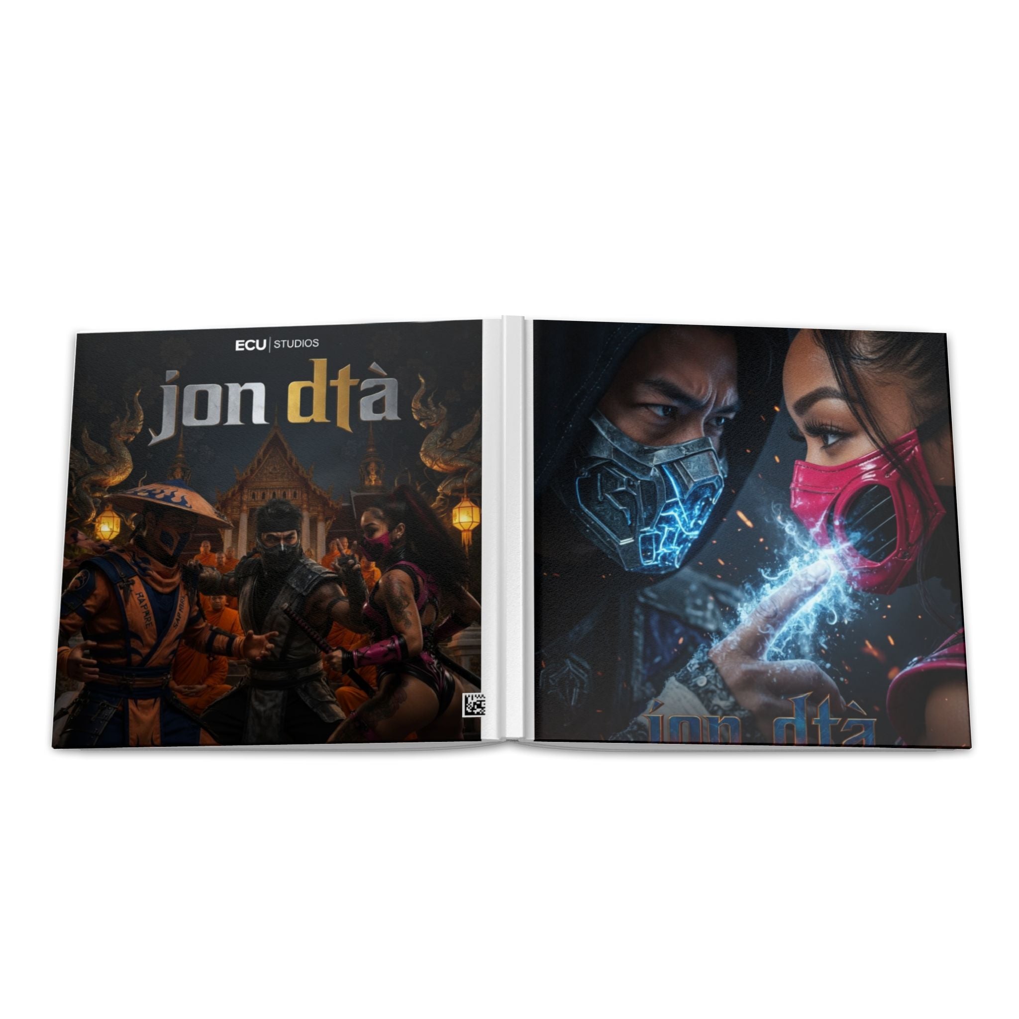 Mortal Kombat-Inspired Hardcover Photo Book — Scorpion vs. Mileena Art Collection