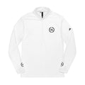 adidas Embroidered Quarter-Zip Pullover — Minimal Sport Casual