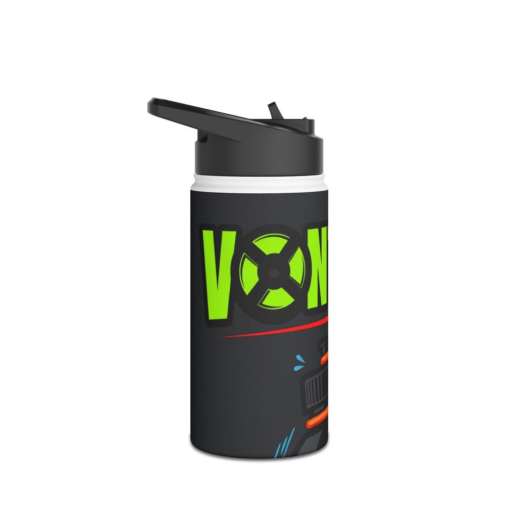 Ventral Vibes Stainless Steel Water Bottle — Neon Graphic Insulated Bottle