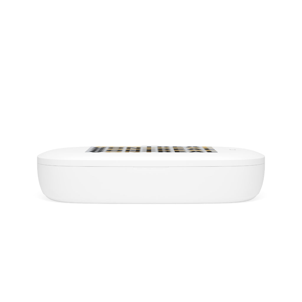 UV Phone Sanitizer & Wireless Charging Pad — 'VONTREAL' Repeating Logo