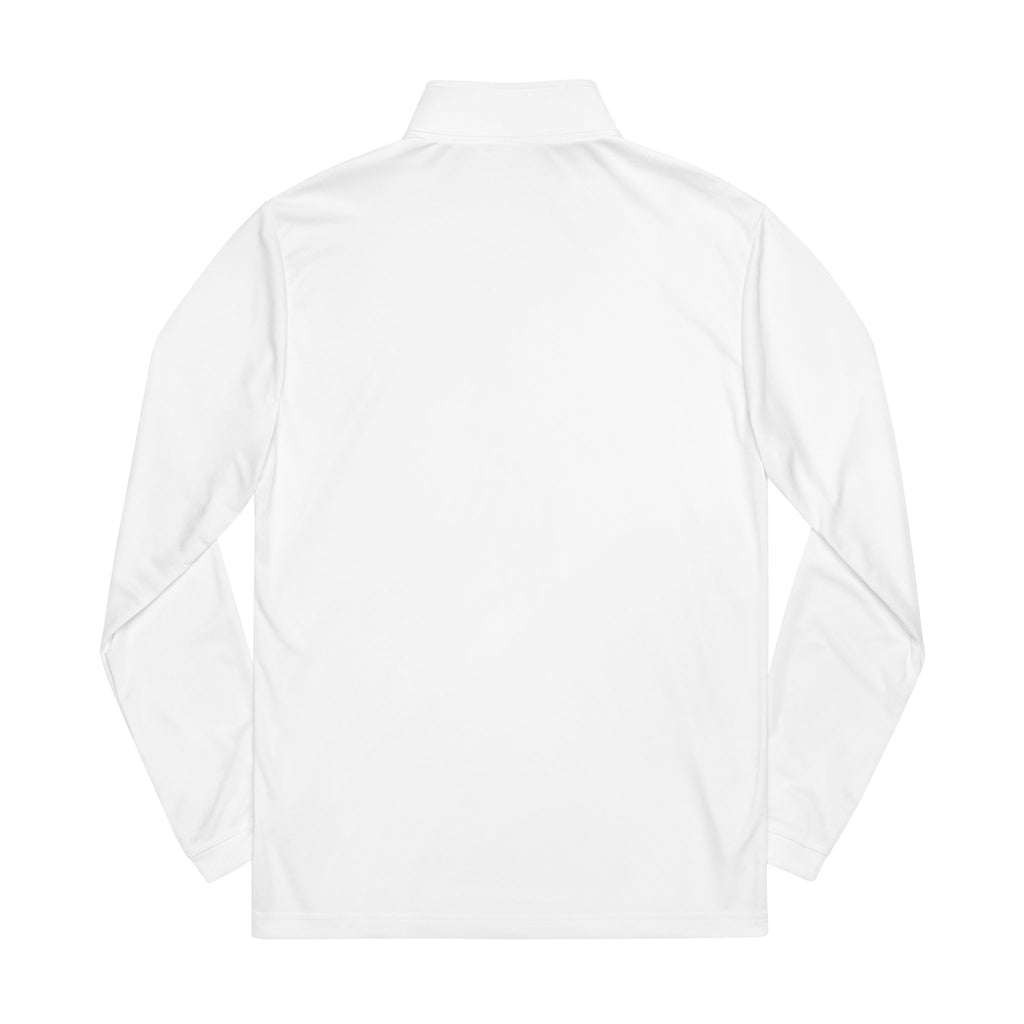 adidas Embroidered Quarter-Zip Pullover — Minimal Sport Casual