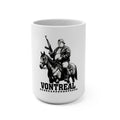 15oz Ceramic Mug — Vontreal Rider Design (Vintage Horseman with Rifle)