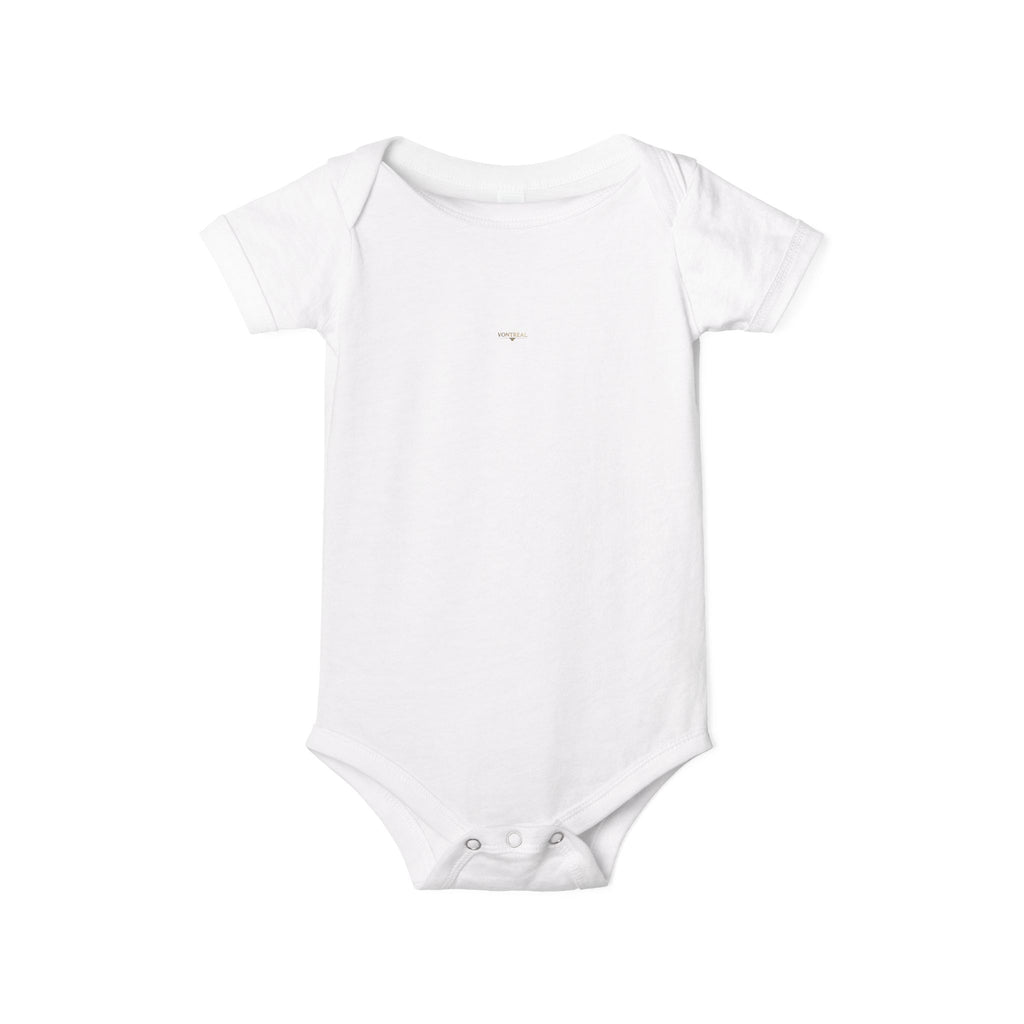 Plain White Infant Onesie - Baby Jersey One-Piece Bodysuit