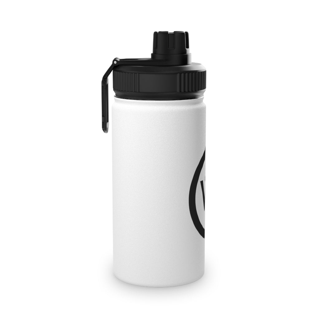 VTL Logo Stainless Steel Sports Water Bottle — Durable Sport Bottle with Flip Sports Lid