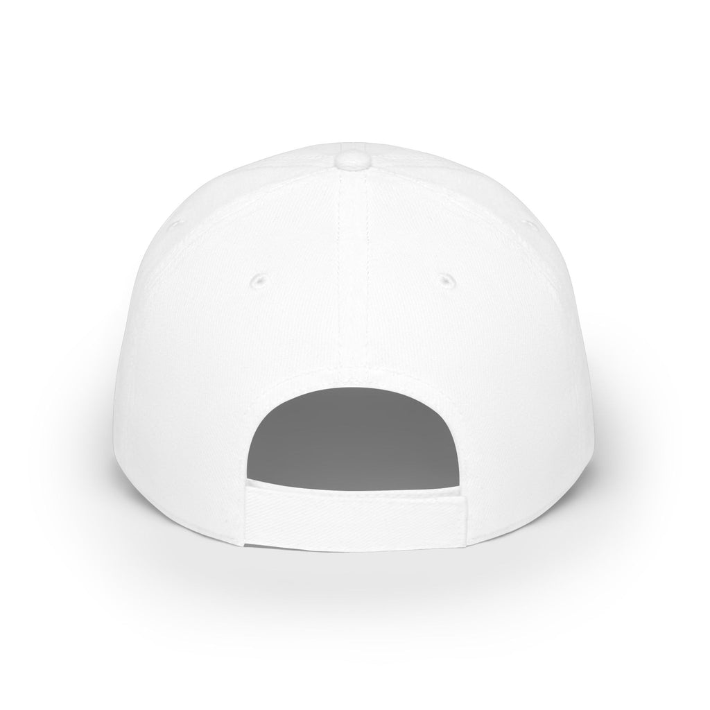 Minimalist TR Logo Baseball Cap — Low Profile White Dad Hat