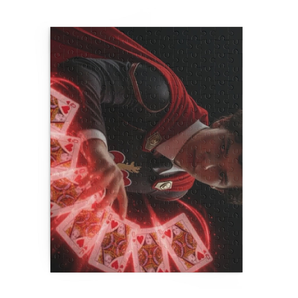 Magic Card Trick Puzzle — Mystical Magician Playing Cards Jigsaw (120/252/500 pc)