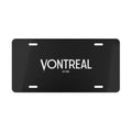 Vanity Plate — Personalized ‘VONTREAL’ License Plate Style Front Tag