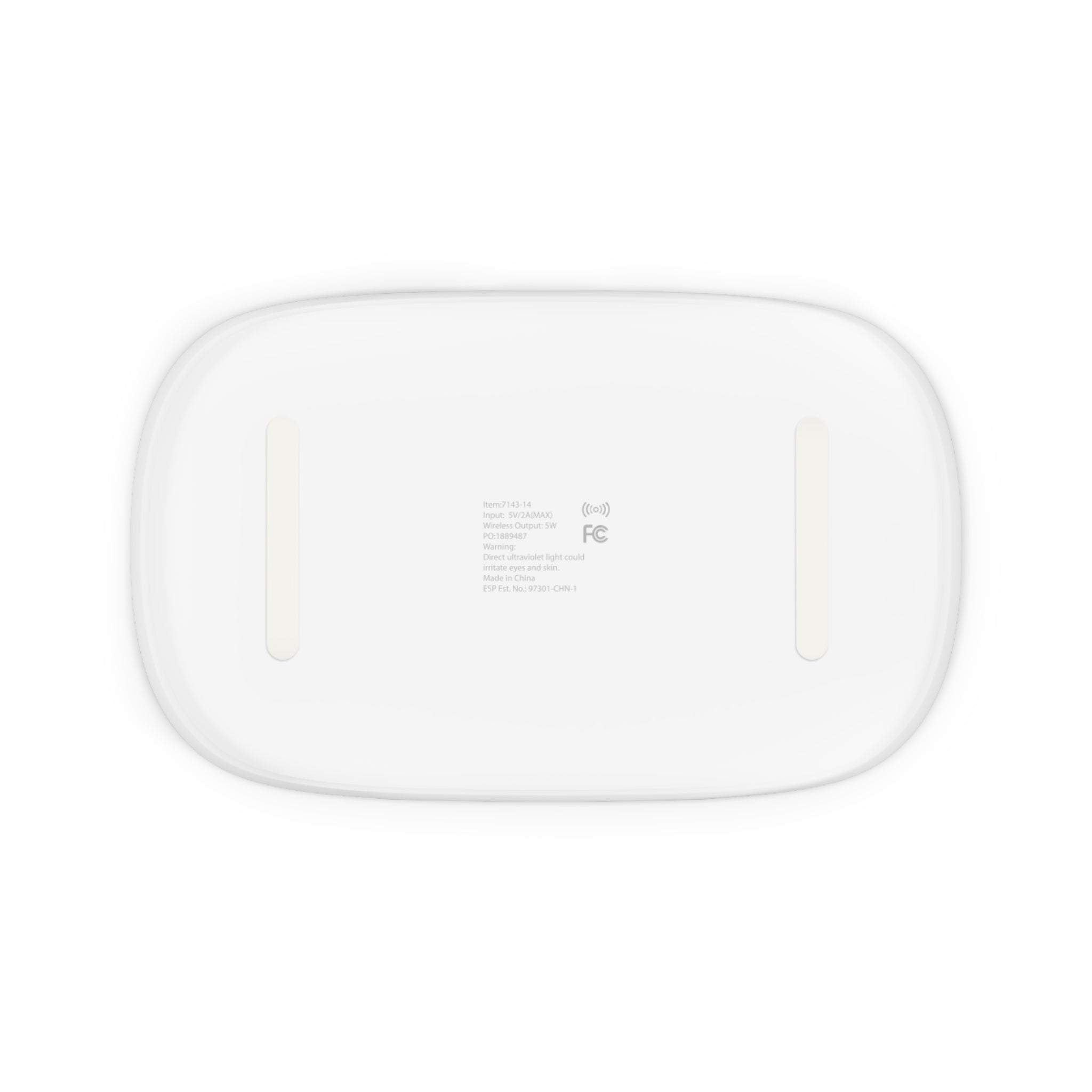 UV Phone Sanitizer & Wireless Charging Pad — 'VONTREAL' Repeating Logo