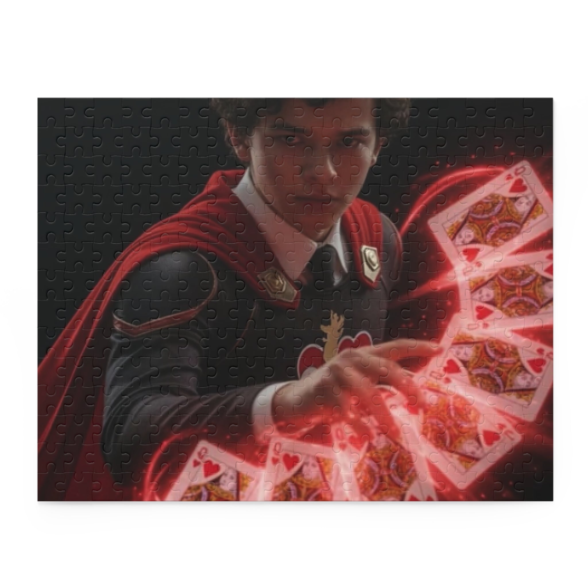 Magic Card Trick Puzzle — Mystical Magician Playing Cards Jigsaw (120/252/500 pc)