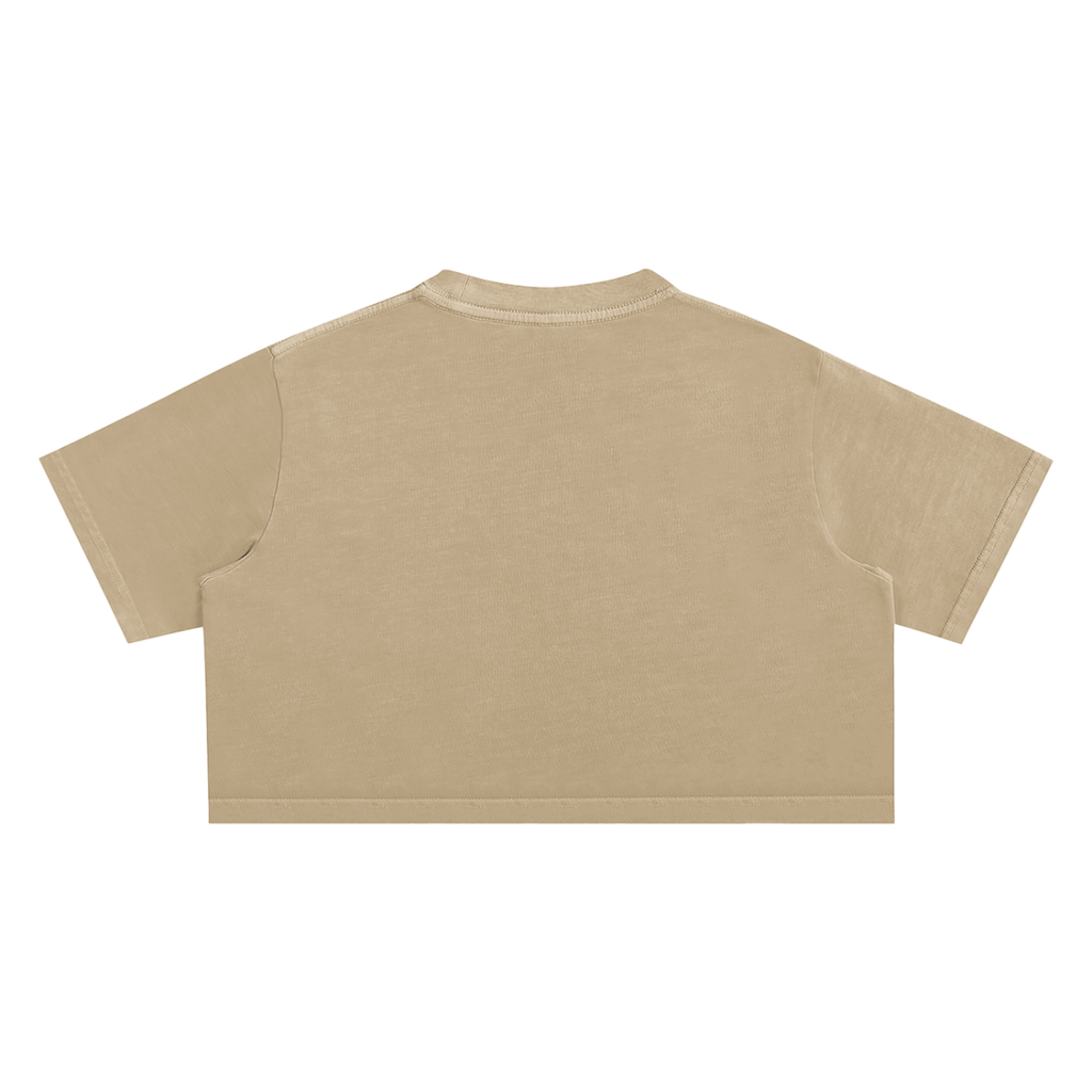 VONTREAL -Snow Washed Crop Top