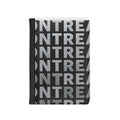 Passport Cover — Monochrome 'ENTRE' Repeat Travel Passport Holder