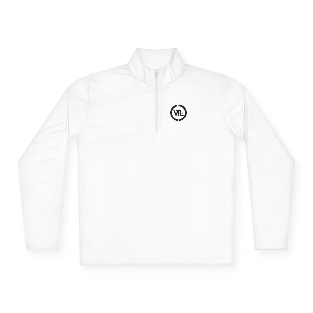 Quarter-Zip Pullover — Minimal Texas Patch Logo
