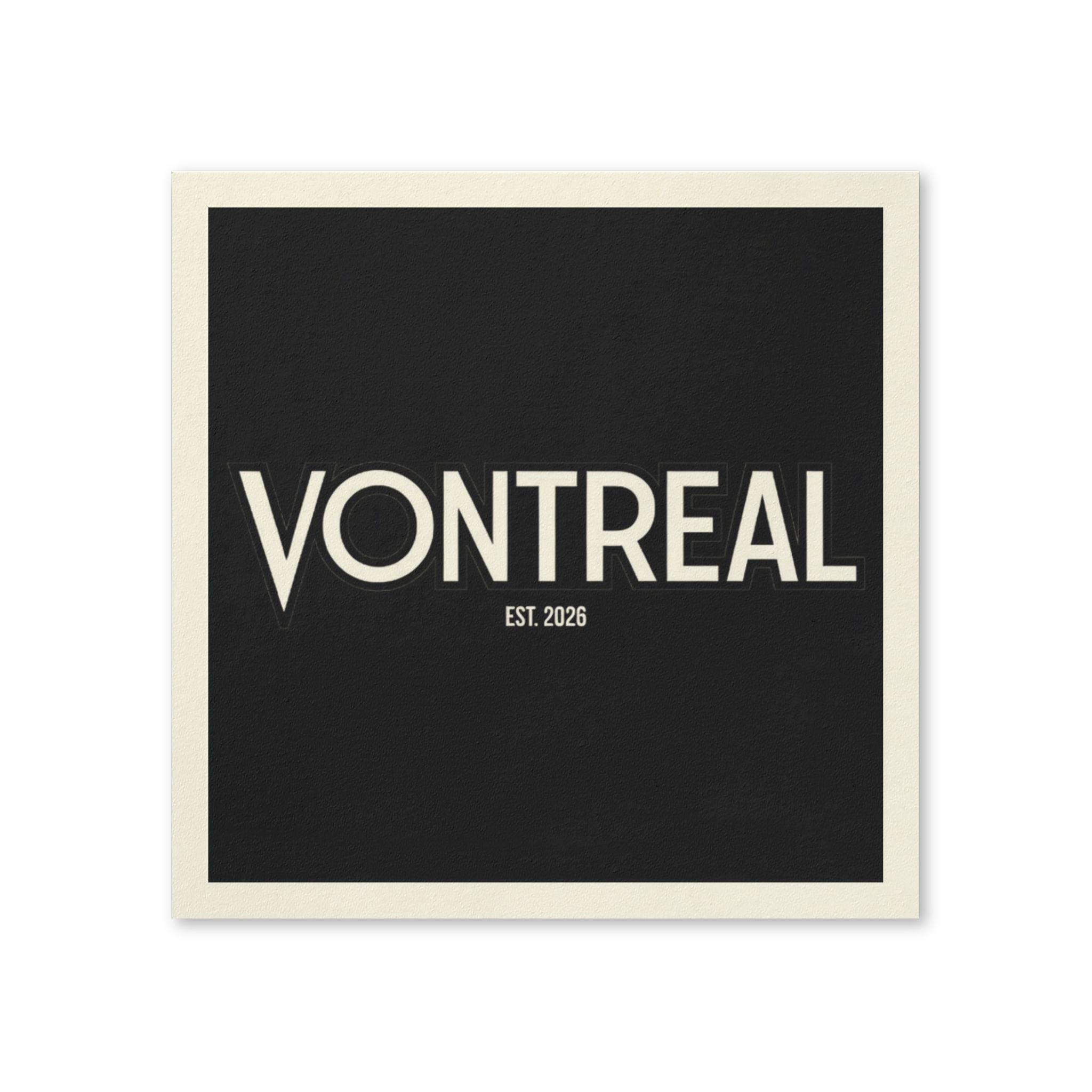 Napkins — VONTREAL Logo Cocktail Napkins (Est. 2020)