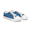 Graffiti-Style "Montreal" Low Top Sneakers — Urban Streetwear Men’s Shoes