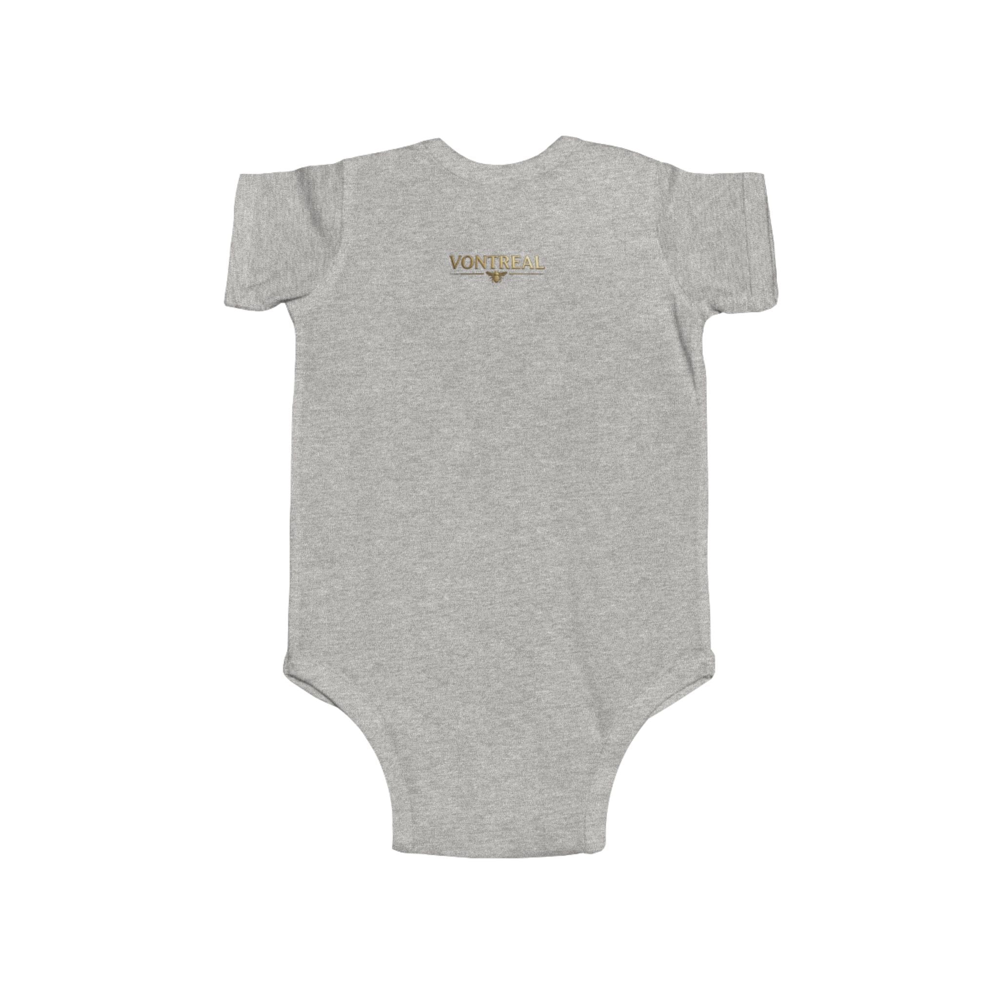 Infant Bodysuit - 'VONTREAL' Vintage Beetle Graphic Baby Onesie