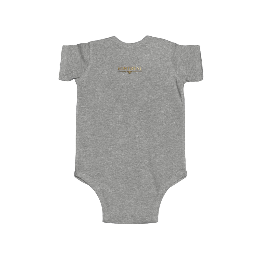 Infant Bodysuit - 'VONTREAL' Vintage Beetle Graphic Baby Onesie