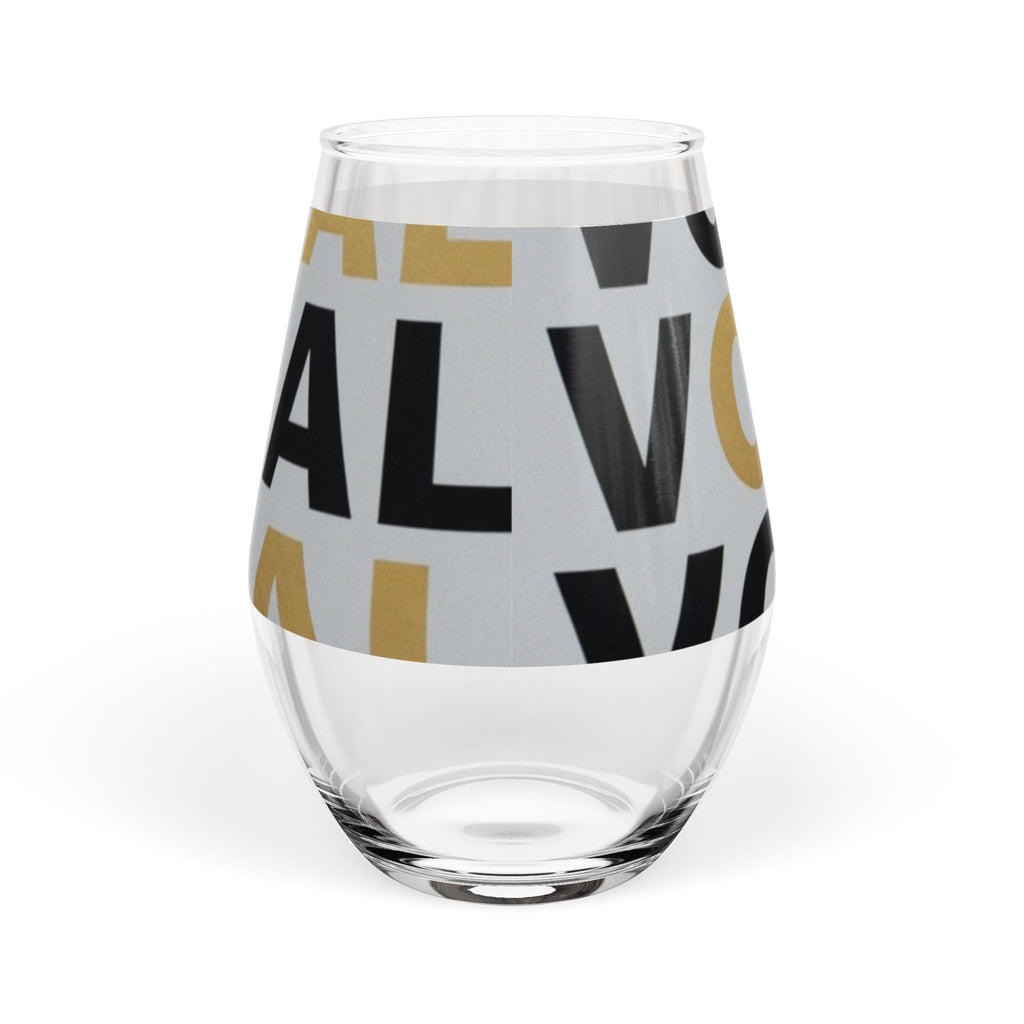 Stemless Wine Glass – 'Won't Adult' Bold Typography Glass, 11.75oz