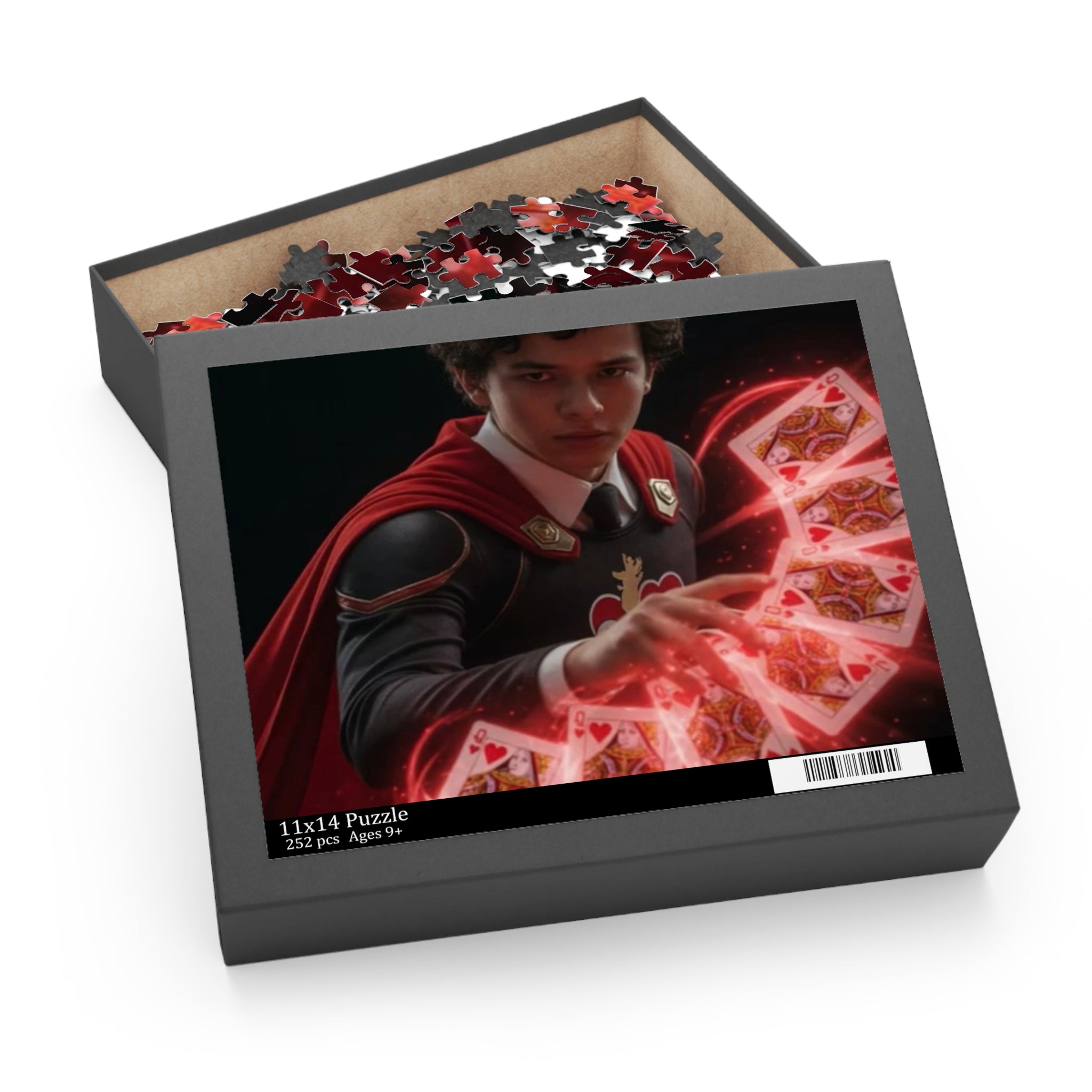 Magic Card Trick Puzzle — Mystical Magician Playing Cards Jigsaw (120/252/500 pc)