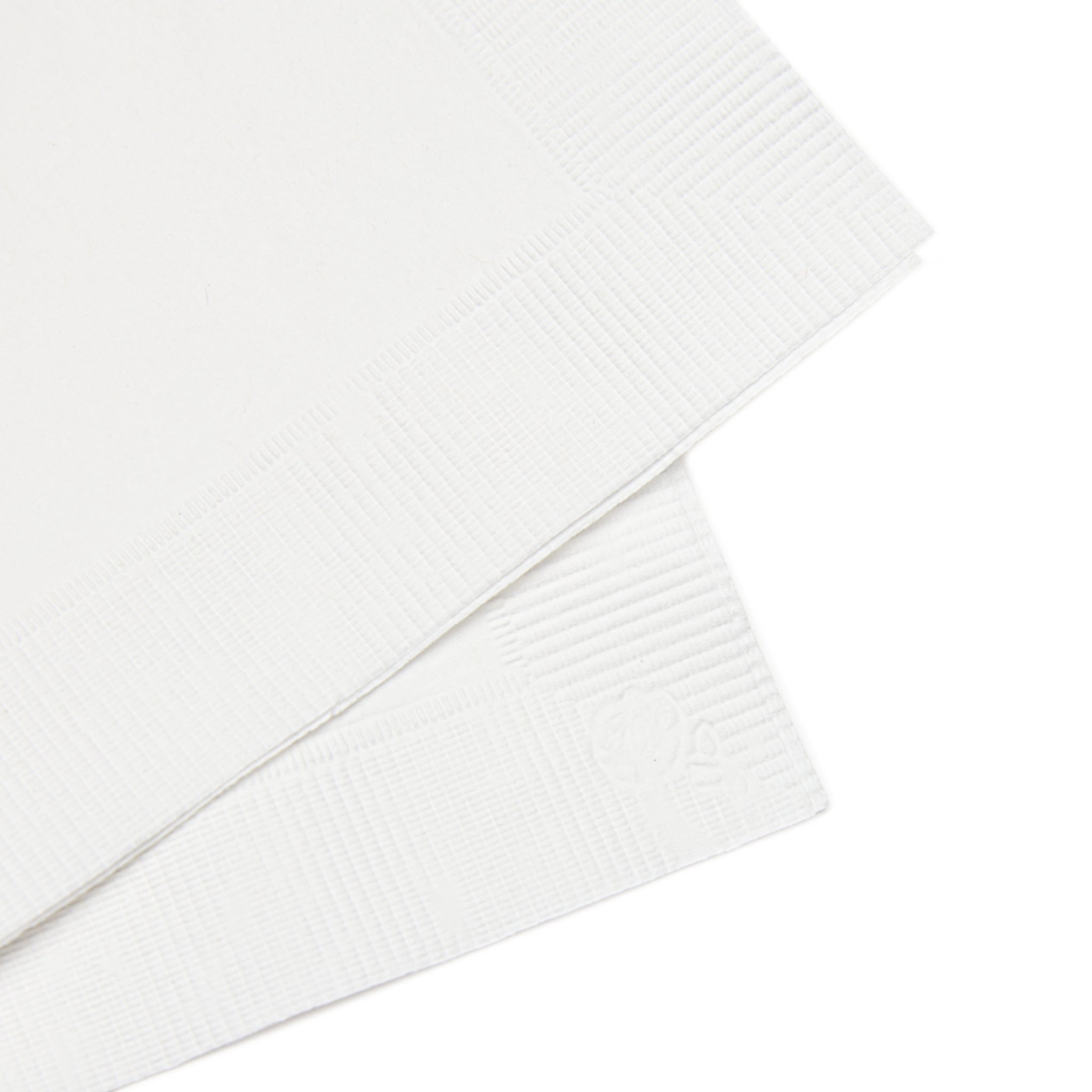 Branded Square Paper Napkins — 'VONTREAL' Coined Logo Accent