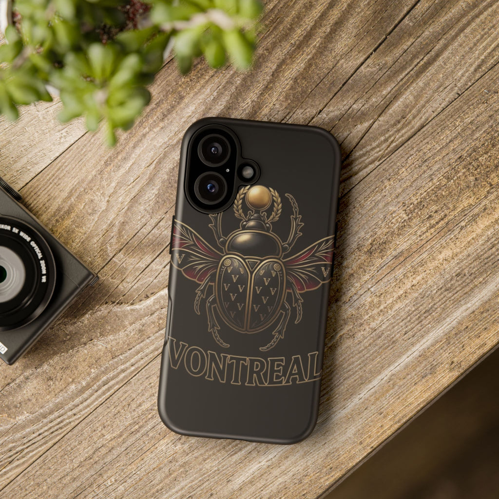Phone Case - Gold Scarab Beetle Montreal Design