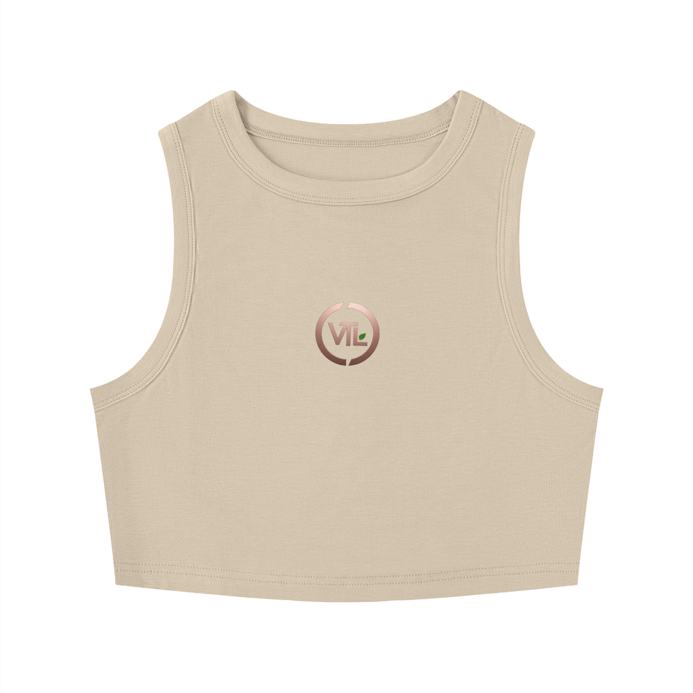 Women's Tight Crewneck Crop Tank Top
