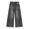 Women’s Vintage Wash Wide Leg Denim Jeans