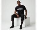 VonTreal Black & Gold Ankh Crew Socks — Padded DTG Logo Socks
