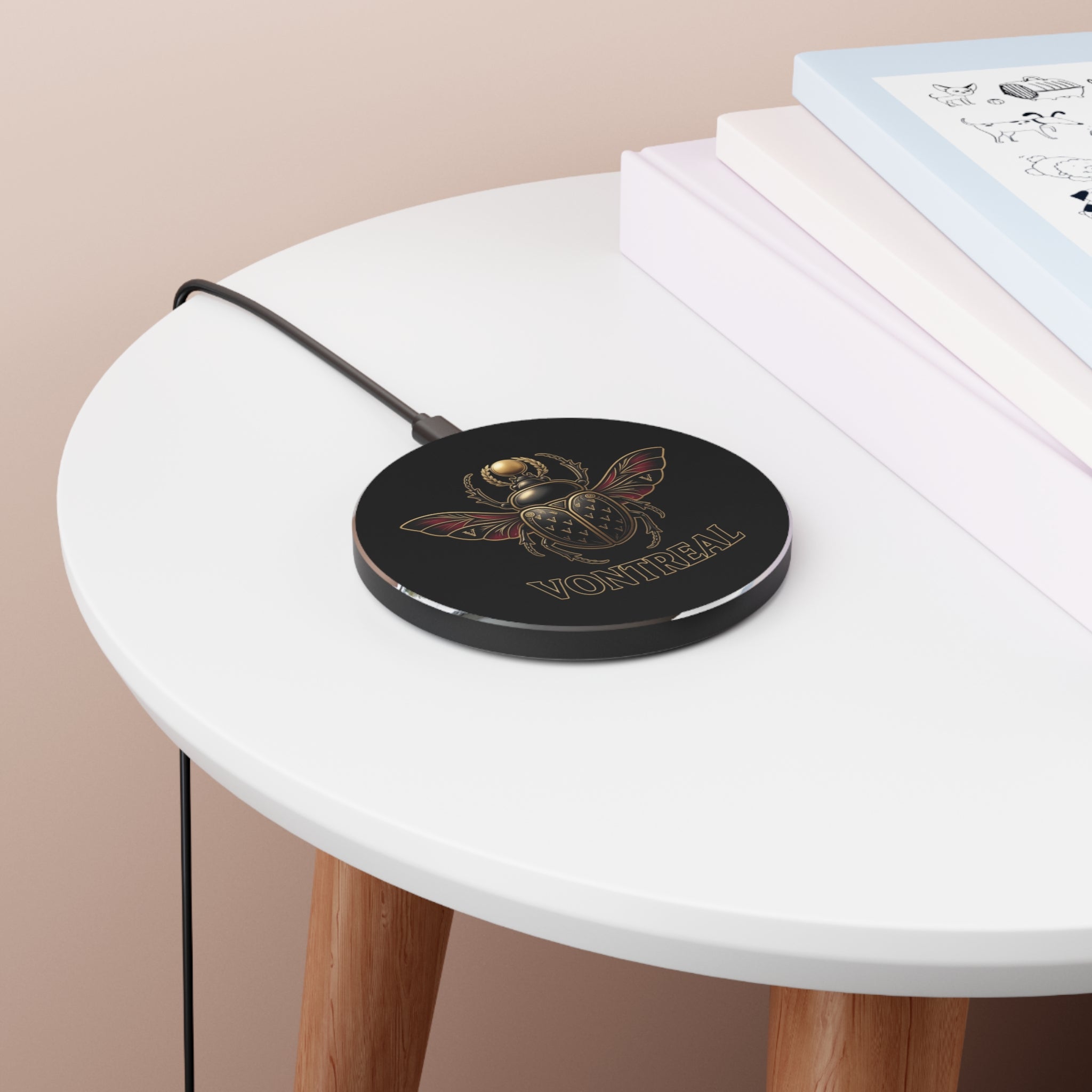 Vontreal Golden Scarab Wireless Charger