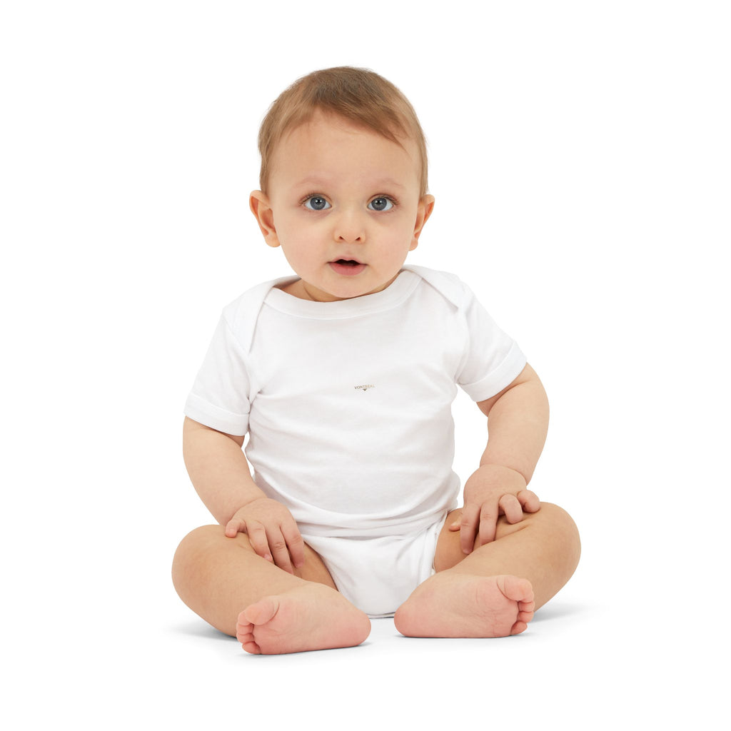 Plain White Infant Onesie - Baby Jersey One-Piece Bodysuit