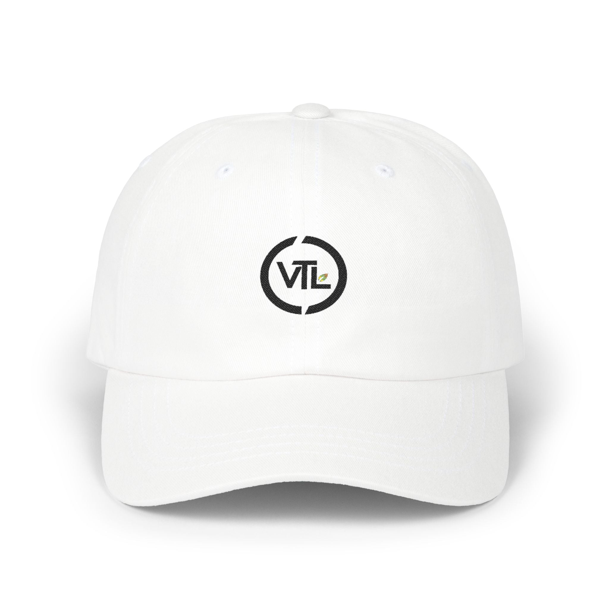 VTL Circle Logo Classic Dad Cap — Minimalist Embroidered Baseball Hat