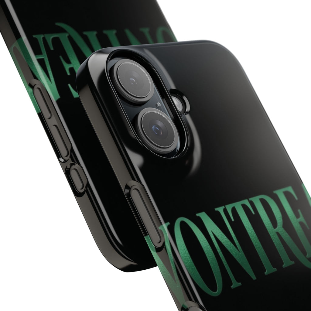 Montreal Phone Case - Green Gradient Text Snap Case