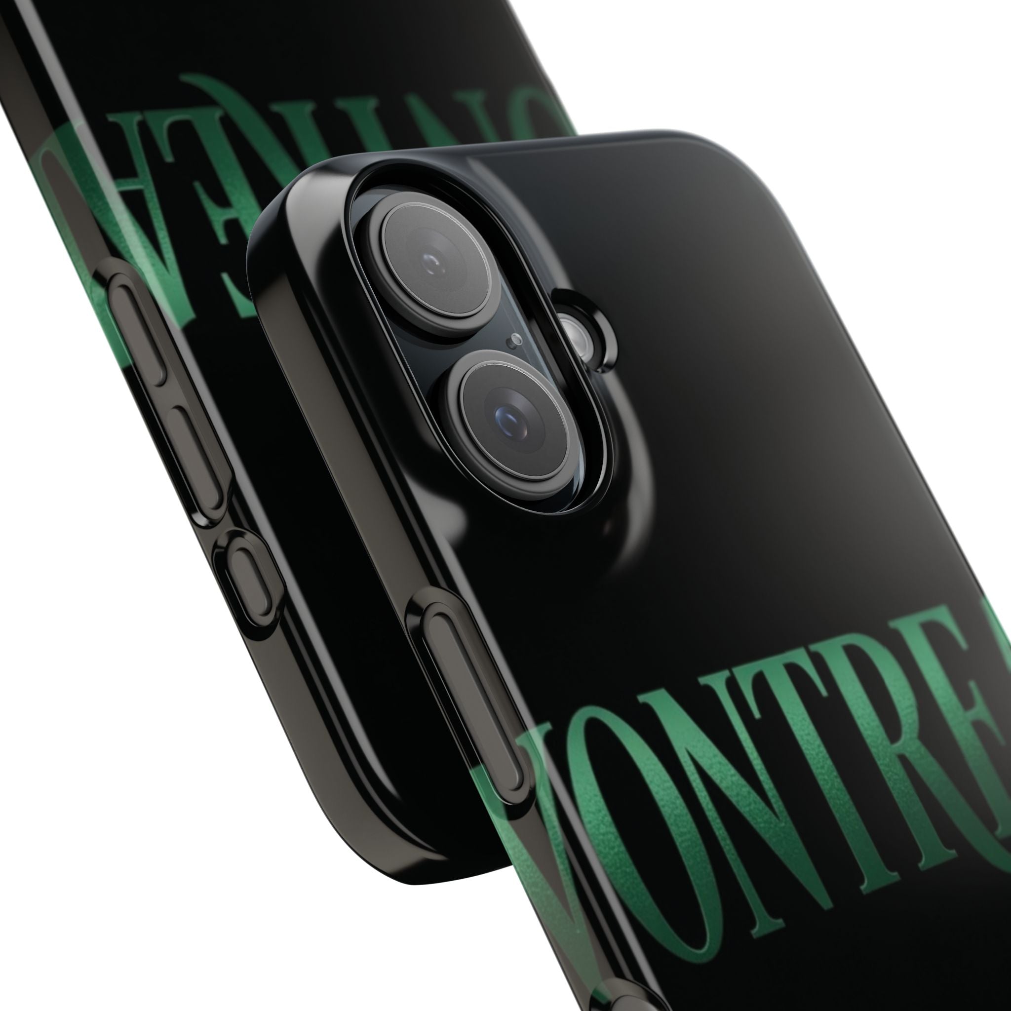 Montreal Phone Case - Green Gradient Text Snap Case