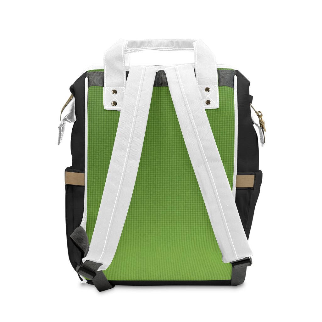Multifunctional Diaper Backpack — Spacious Green Baby Changing Bag with Insulated Pockets & Stroller Straps