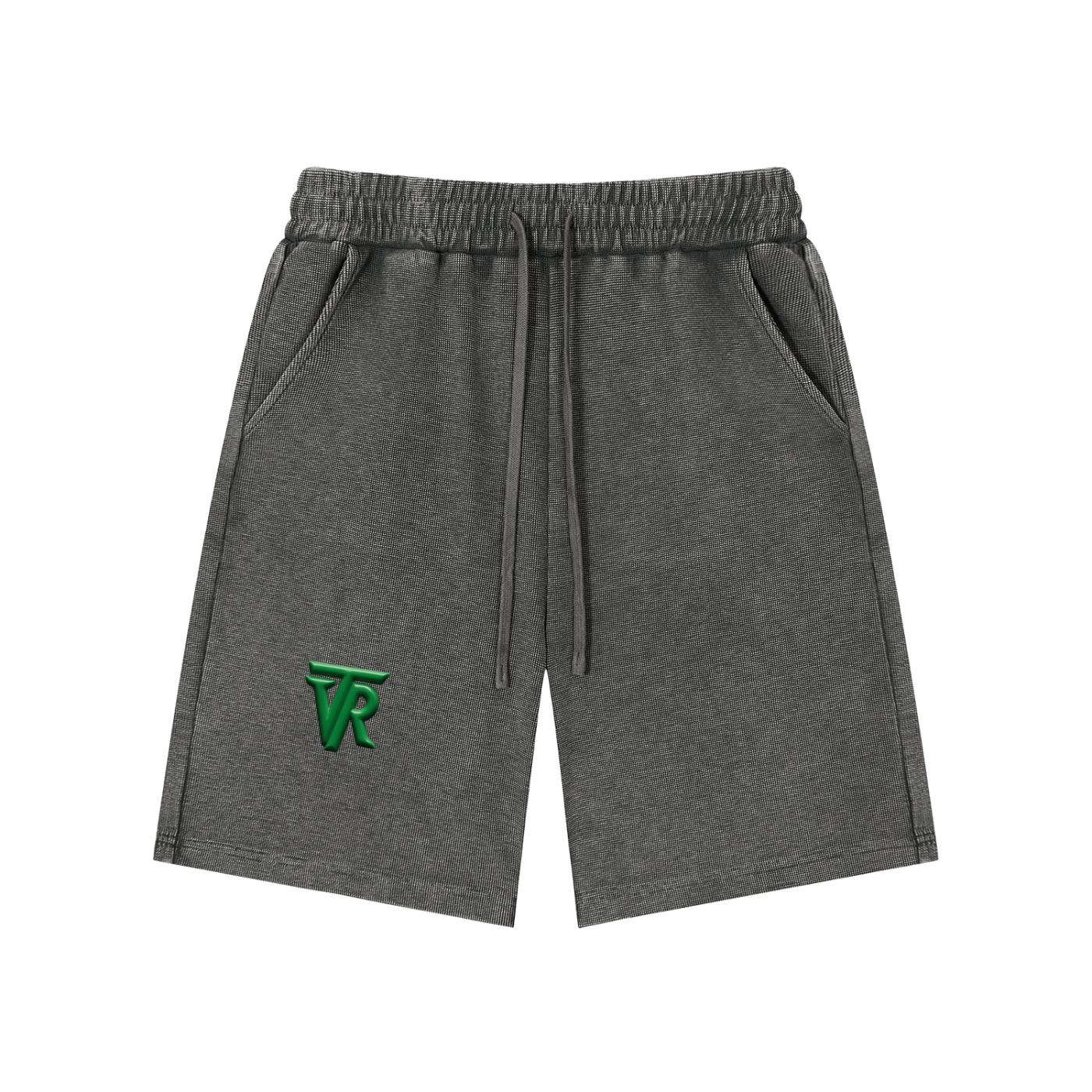 Mineral Wash Waffle Knit Shorts