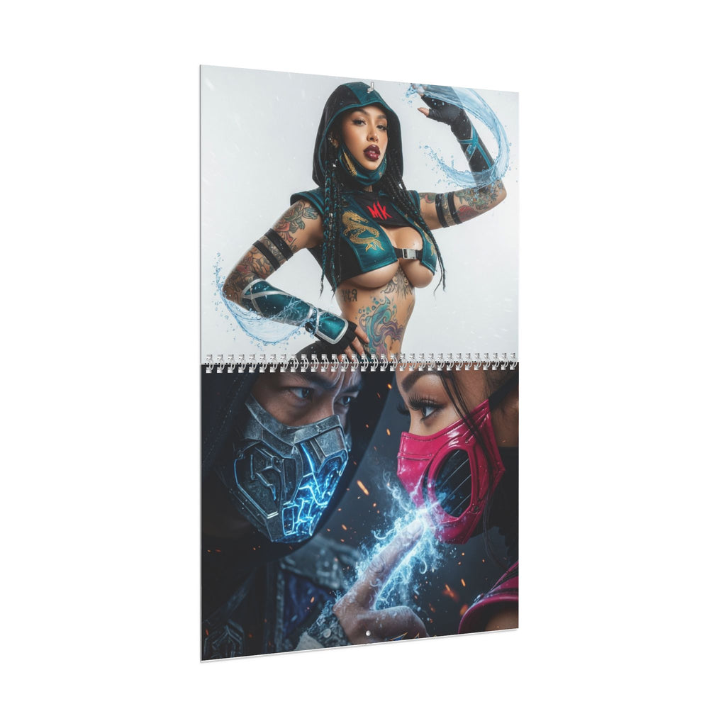 Mortal Kombat-Inspired Wall Calendar — Fantasy Fighter Art Calendar
