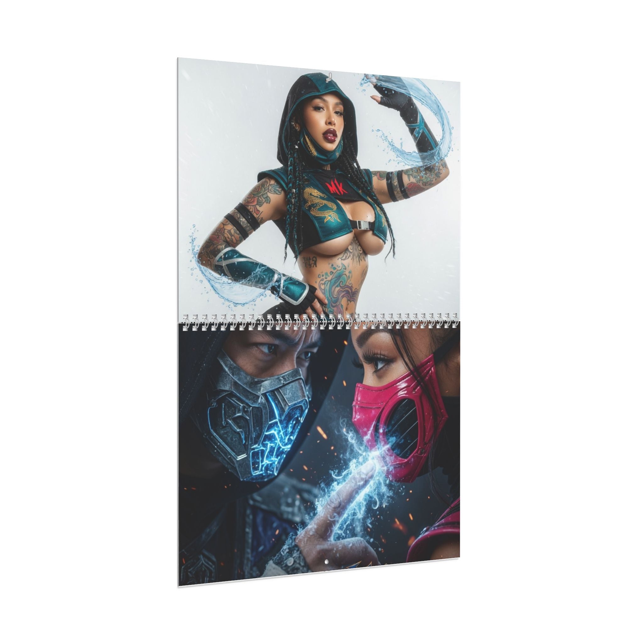 Mortal Kombat-Inspired Wall Calendar — Fantasy Fighter Art Calendar